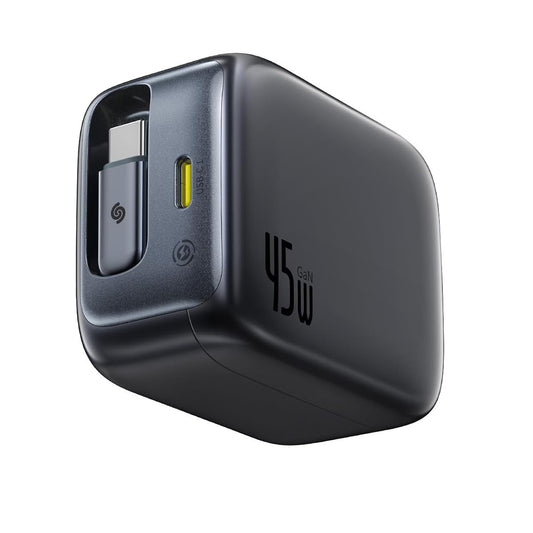 Punjač mreže s USB-C kabelom Baseus EnerCore CJ11, 45W, 3A, 1 x USB-C, Crni Z0004800