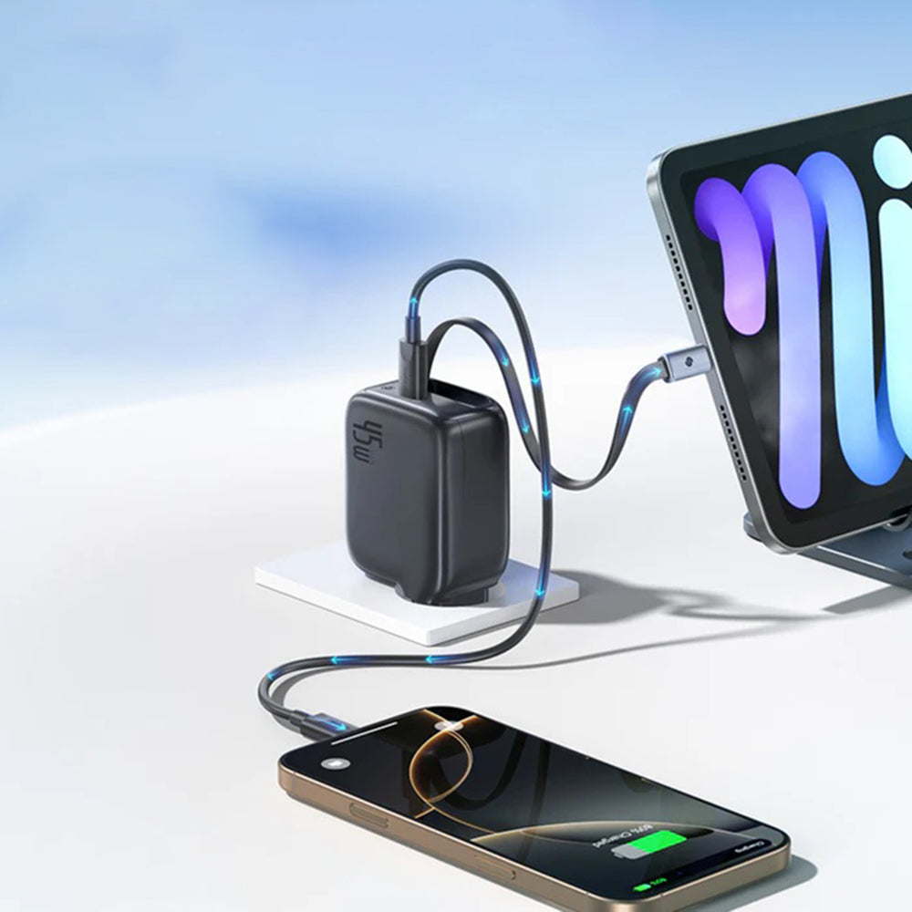 Punjač mreže s USB-C kabelom Baseus EnerCore CJ11, 45W, 3A, 1 x USB-C, Crni Z0004800