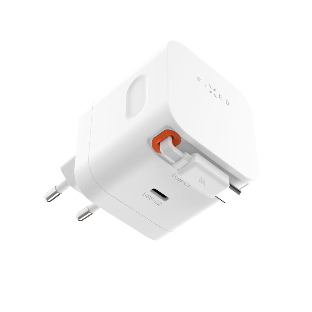 Mrežni punjač s USB-C kabelom Fixed, 65W, 3.25A, 1 x USB-C, Crni
