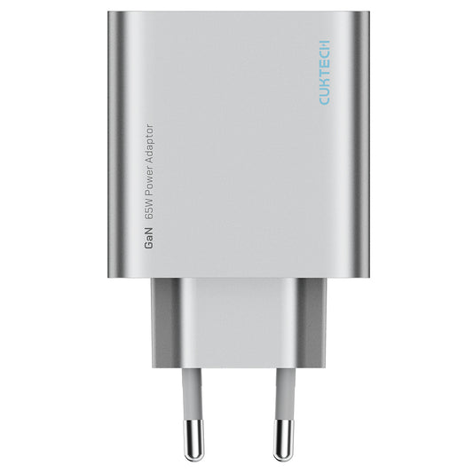 Cuktech mrežni punjač, 65W, 3.25A, 1 x USB-A - 2 x USB-C, Bijeli CUK0A15CEUSL