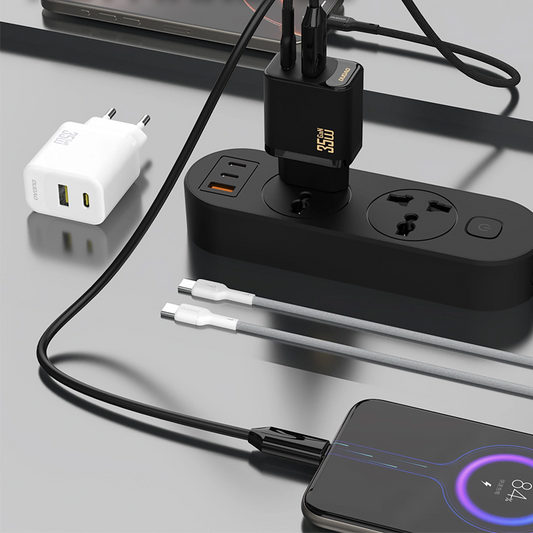 Punjač mreže Dudao A27 Max, 35W, 1 x USB-A - 1 x USB-C, Bijeli