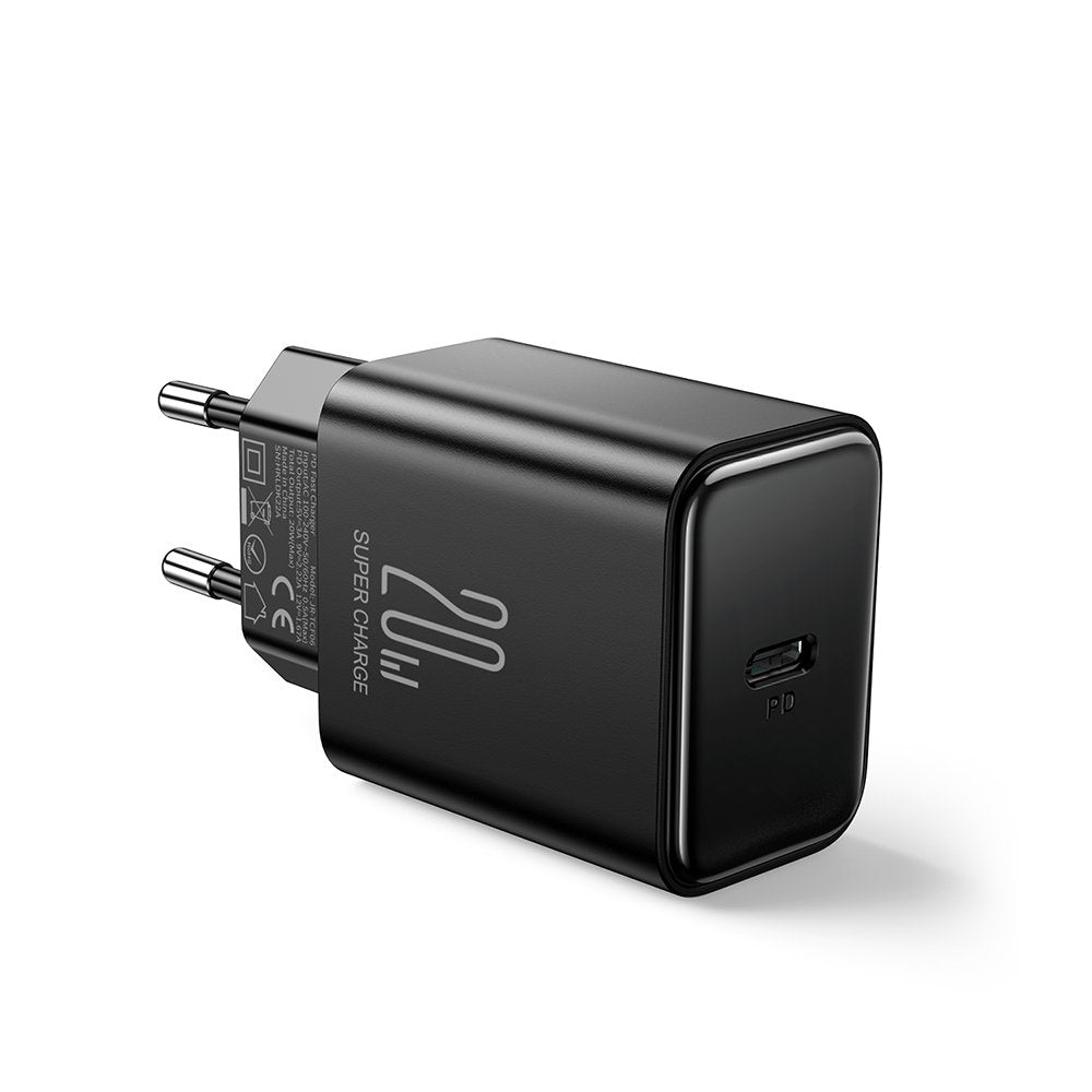 Punjač za mrežu Joyroom JR-TCF06, 20W, 3A, 1 x USB-C, Crni