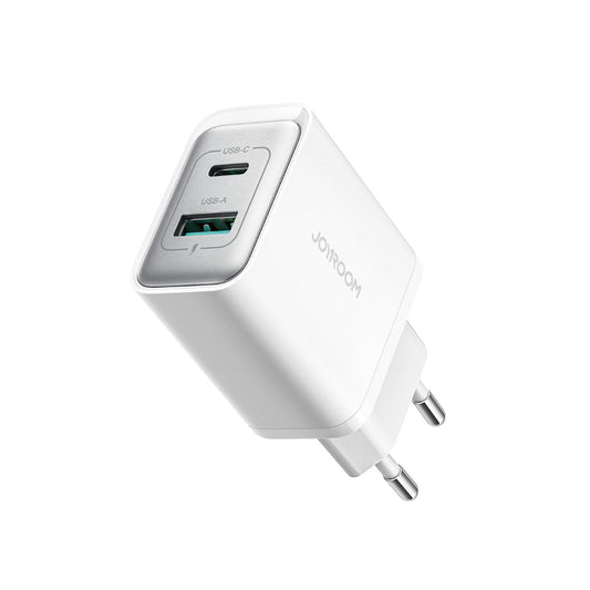 Punjač mreže Joyroom JR-TCF15, 30W, 5A, 1 x USB-A - 1 x USB-C, Bijeli