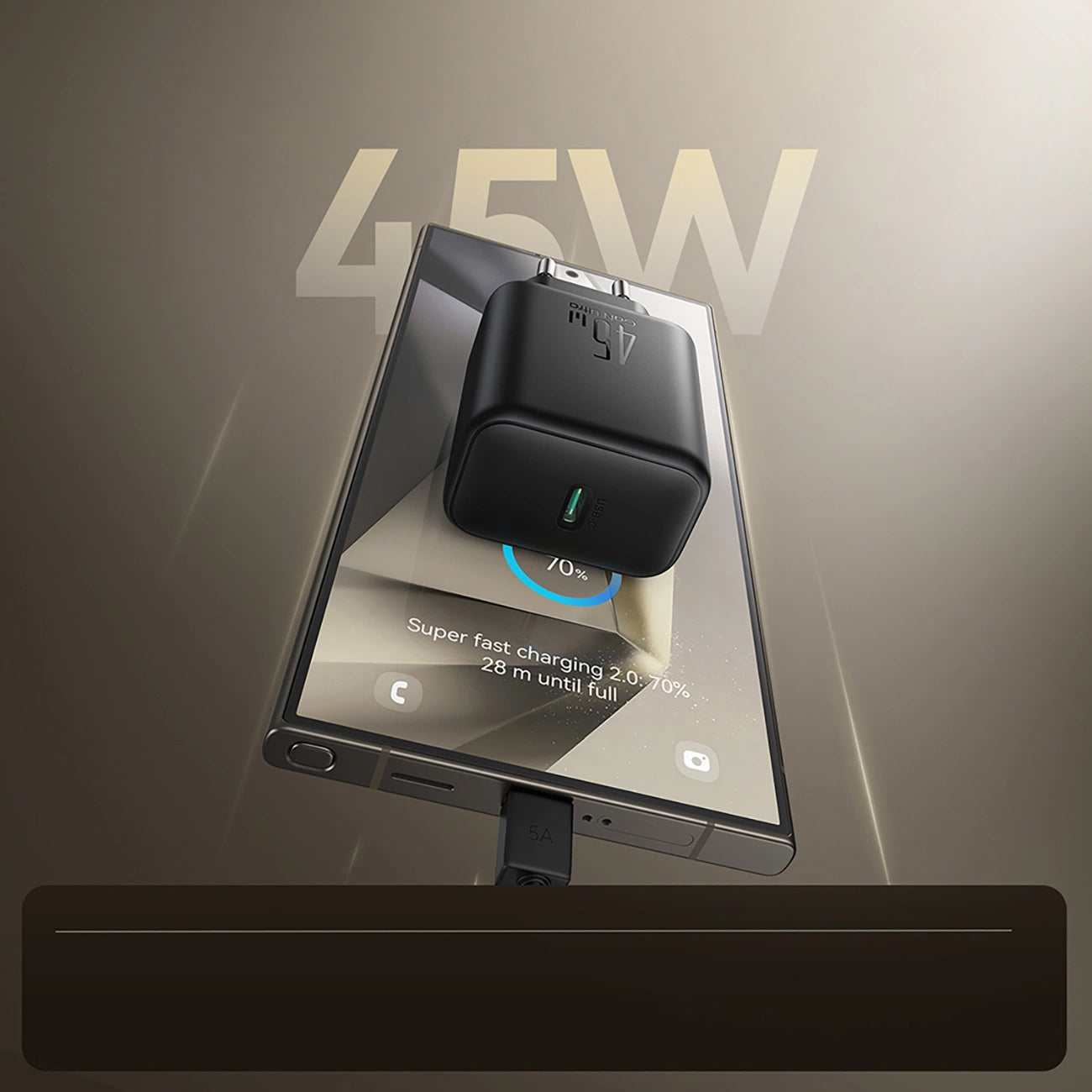 Punjač mreže Joyroom JR-TCG13, 45W, 3A, 1 x USB-C, Crni