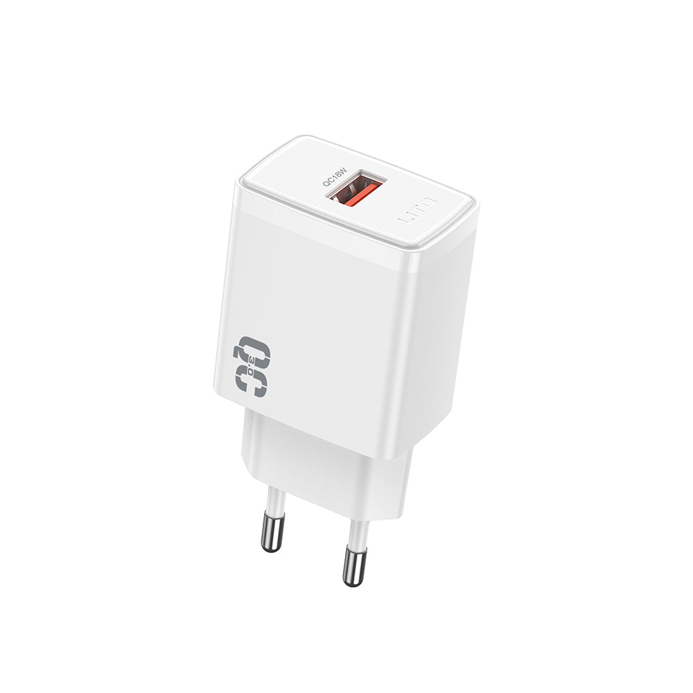 Punjač za mrežu Lito LC08, 18W, 3A, 1 x USB-A, Bijeli