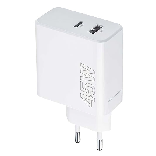 Mrežni punjač MaXlife MXTC-07-45AC, 45W, 3A, 1 x USB-A - 1 x USB-C, Bijeli