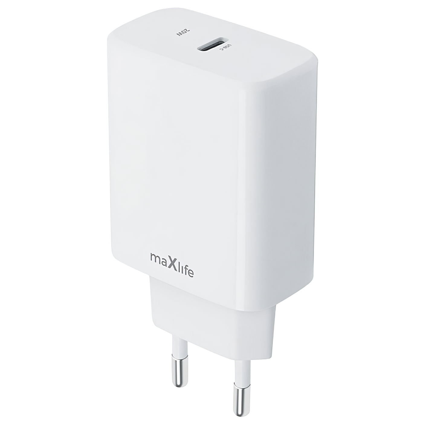 Punjač za mrežu MaXlife MXTC-10-20C, 20W, 3A, 1 x USB-C, Bijeli
