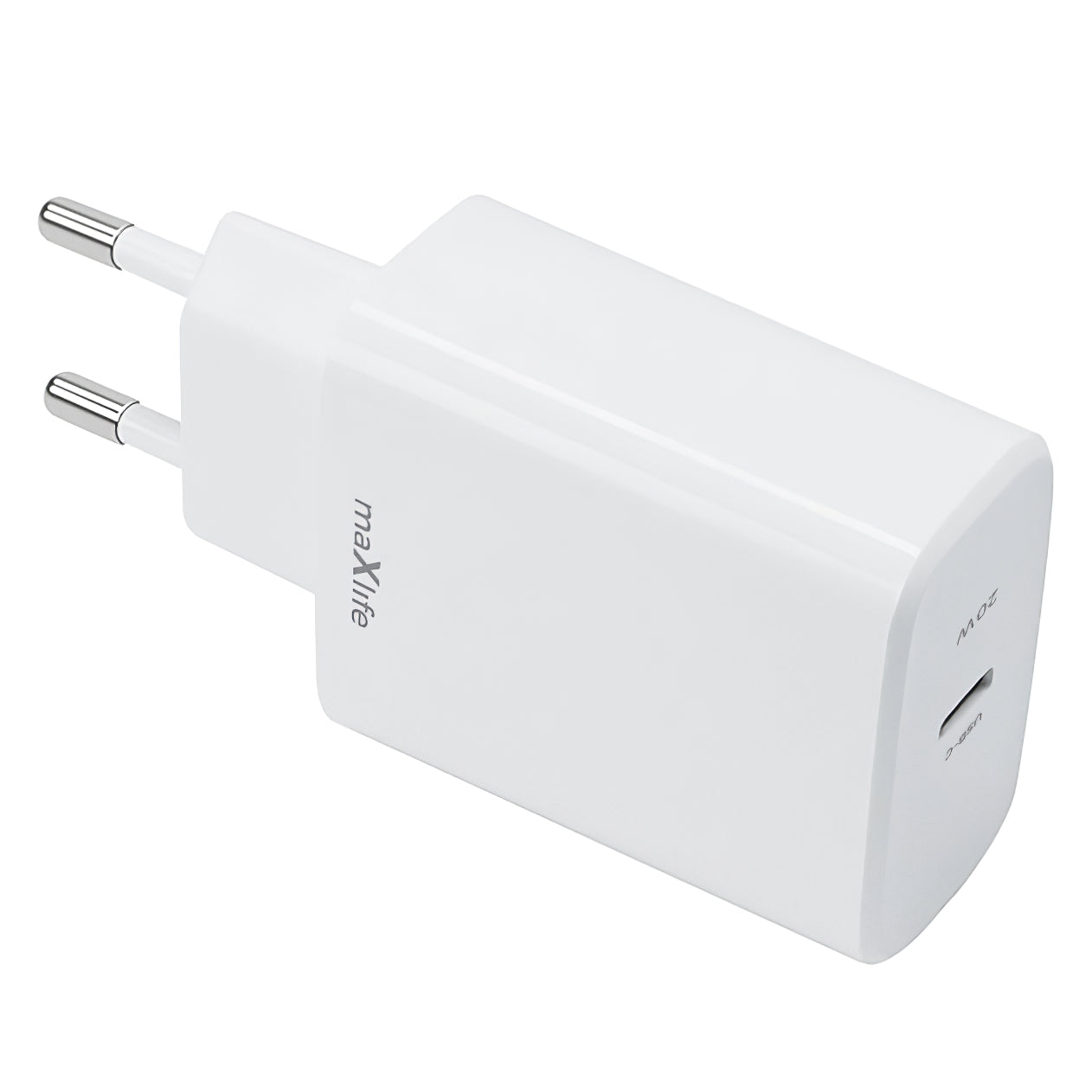 Punjač za mrežu MaXlife MXTC-10-20C, 20W, 3A, 1 x USB-C, Bijeli