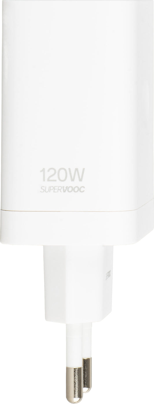 Punjač za mrežu OnePlus, 120W, 1 x USB-A, Bijela