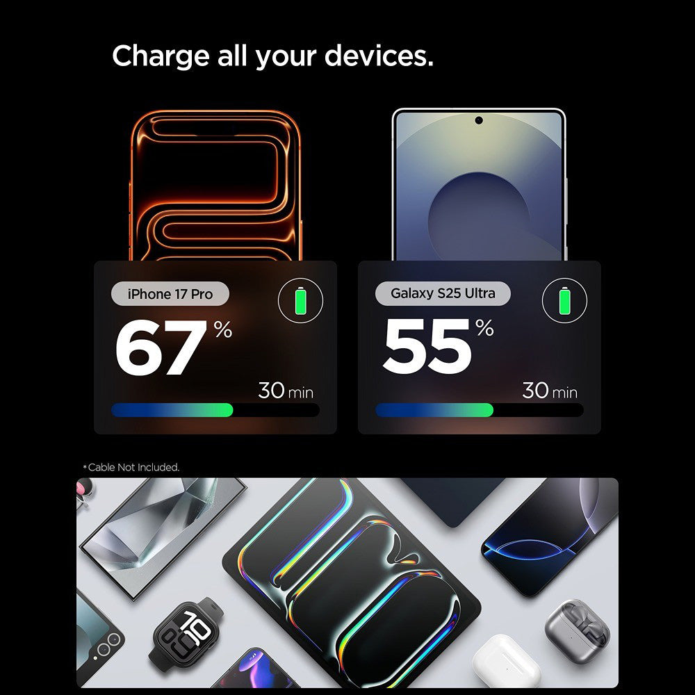 Mrežni punjač Spigen EE301EU Essential, 30W, 3A, 1 x USB-C, Crni ACH09493