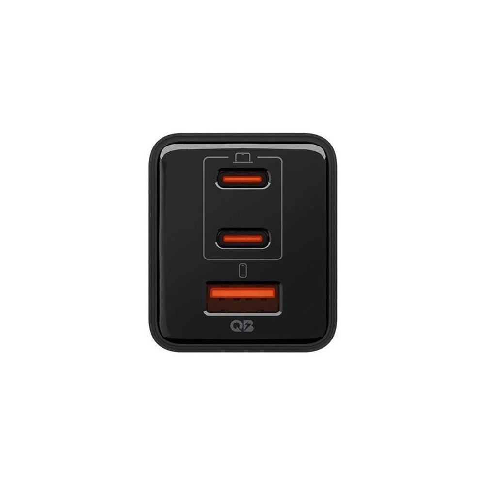 Mrežni punjač Spigen EE473EU Essential, 47W, 3A, 1 x USB-A - 2 x USB-C, Crni ACH09465