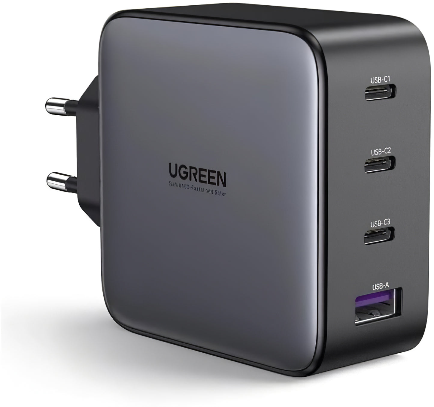 Punjač za mrežu UGREEN CD226, 100W, 3A, 1 x USB-A - 3 x USB-C, Crni