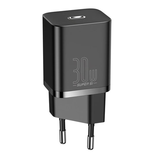 Punjač Baseus Super Si, 30W, 3A, 1 x USB-C, crni CCSUP-J01