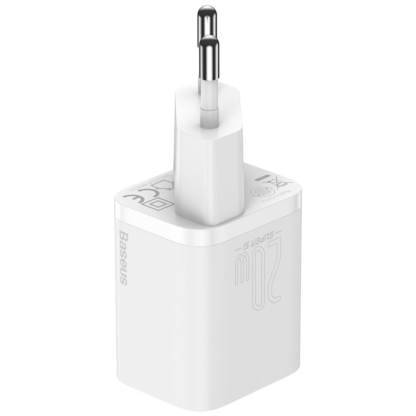 Punjač Baseus Super Si, 20W, 3A, 1 x USB-C, Bijeli CCSUP-B02