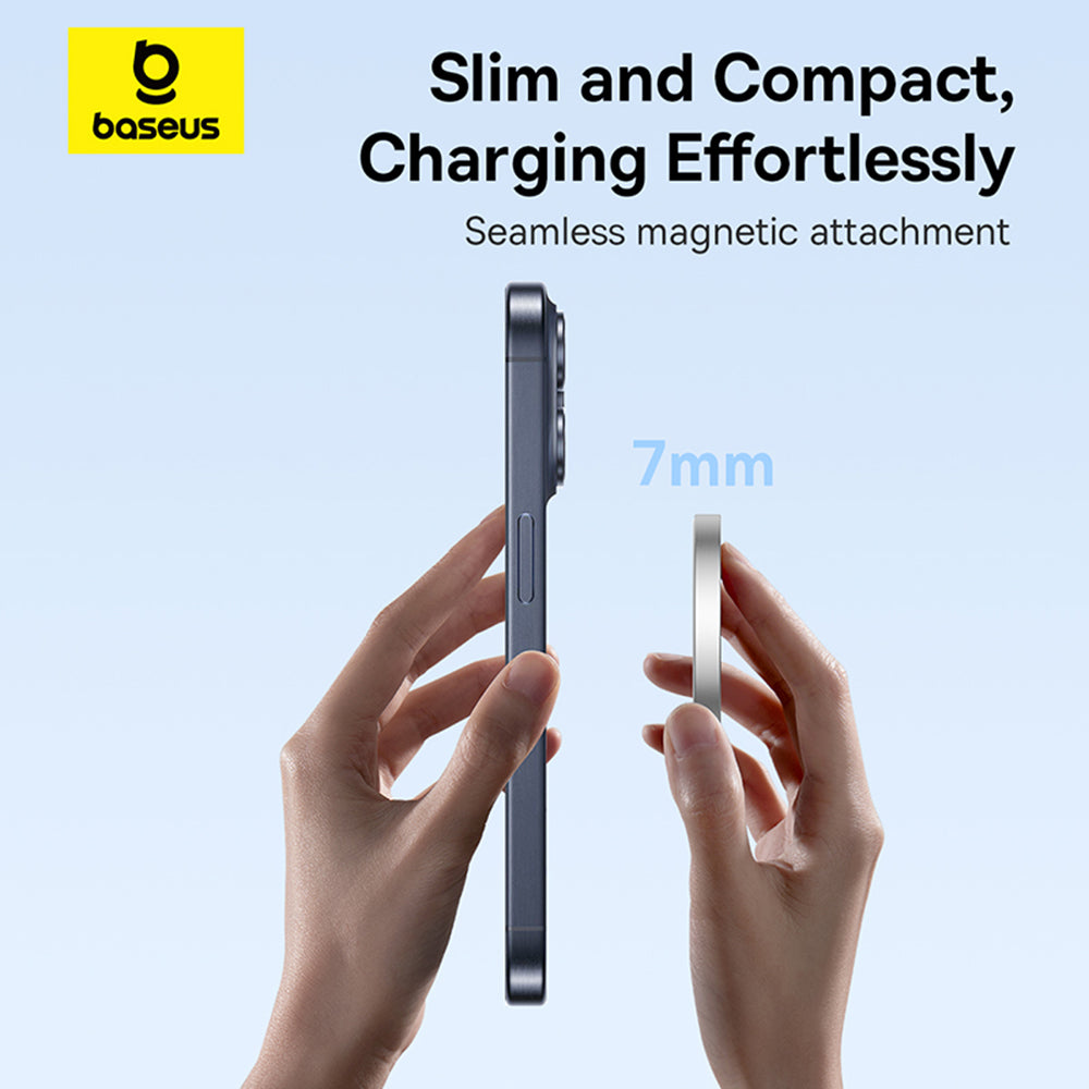 Bežični punjač Baseus Simple Mini4 Air, 15W, 1.67A, Srebrni P10278200S11-00