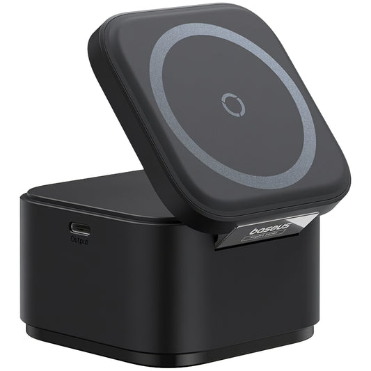 Bežični mrežni punjač Baseus MagPro 2u1, 25W, 1.67A, crni P10264100121-00