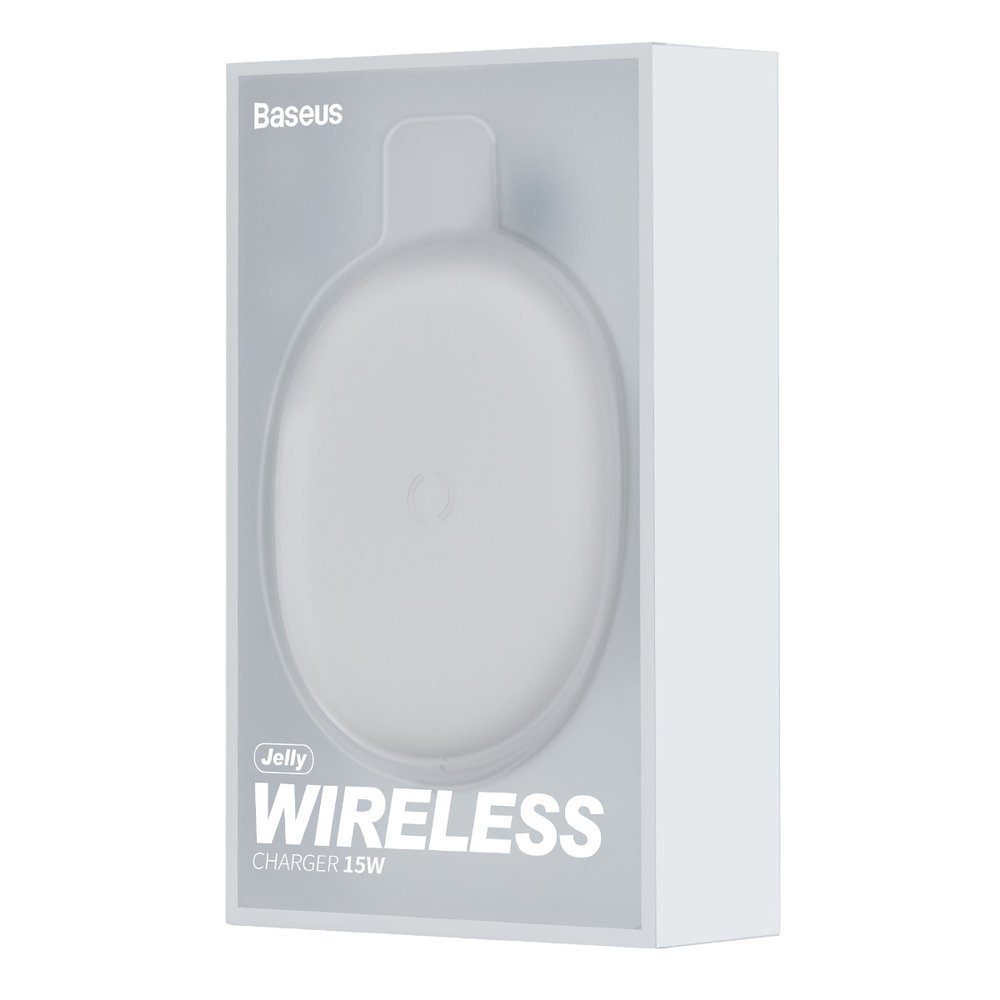 Bežični punjač Baseus Jelly, 15W, 1.67A, Bijeli WXGD-02