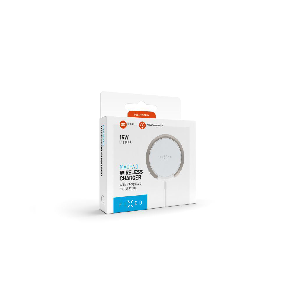 Bežični punjač Fixed Ring, 15W, 1.67A, Bijeli