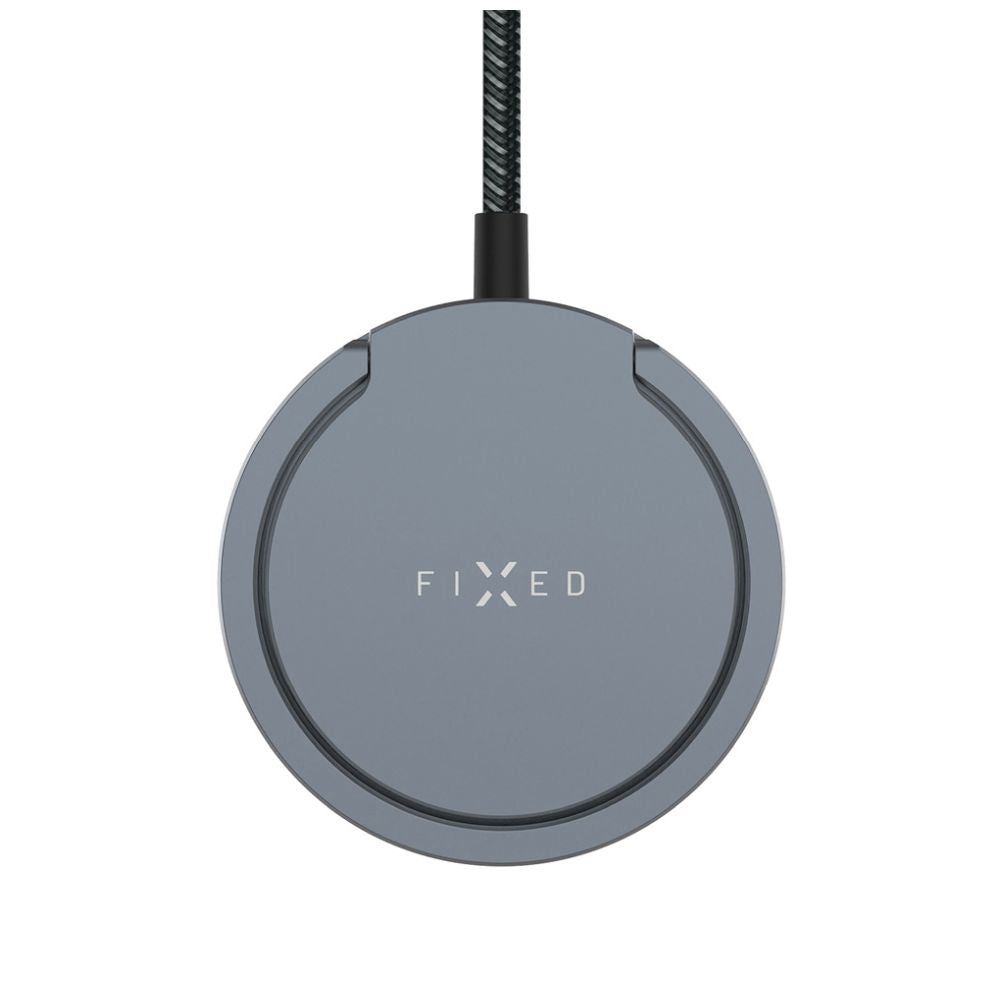 Bežični punjač Fixed Ring, 15W, 1.67A, Sivi