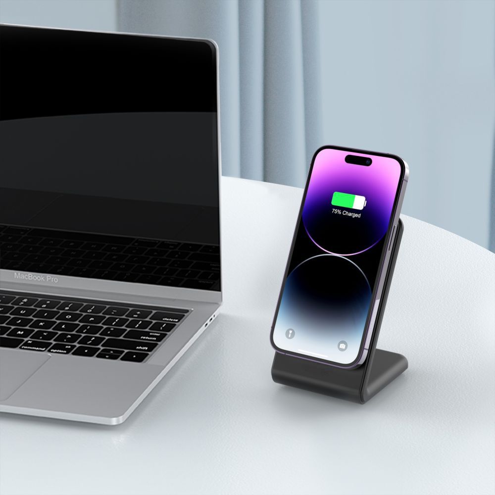 Bežični punjač MagSafe Tech-Protect QI15W-A38, 15W, 1.67A, crni