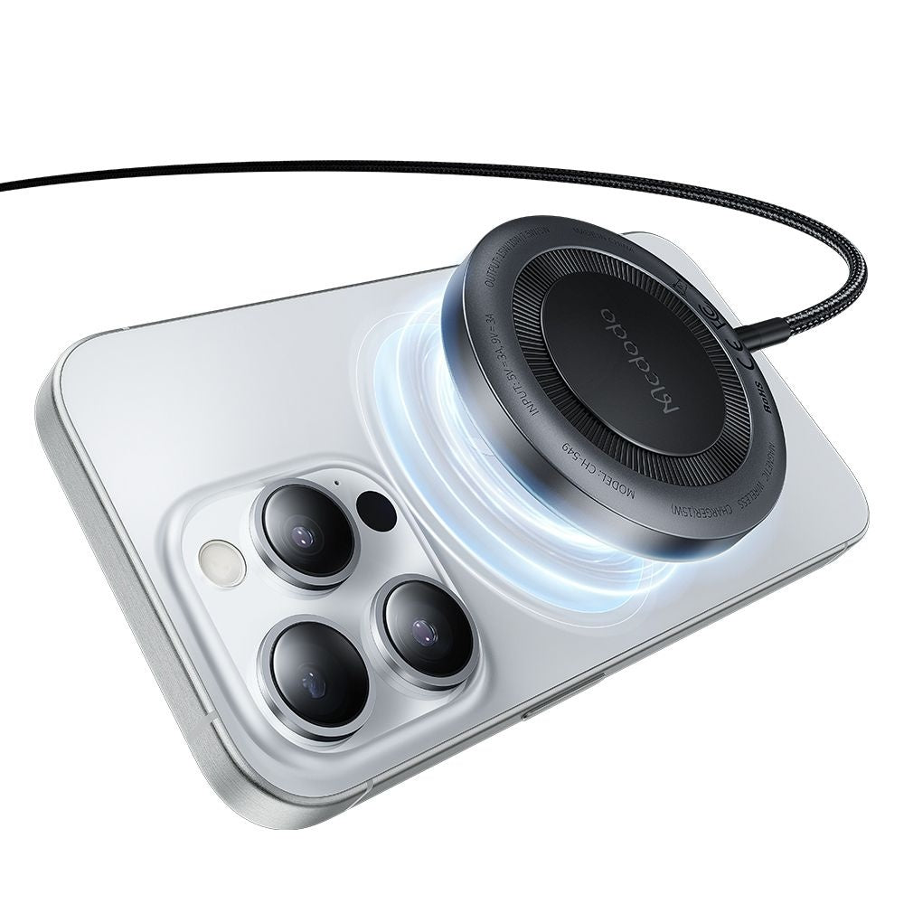 Bežični punjač McDodo CH-5490, 15W, 1.67A, Crni
