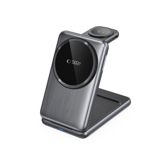 Bežični punjač Tech-Protect A42 3u1, 15W, 1.67A, Sivi