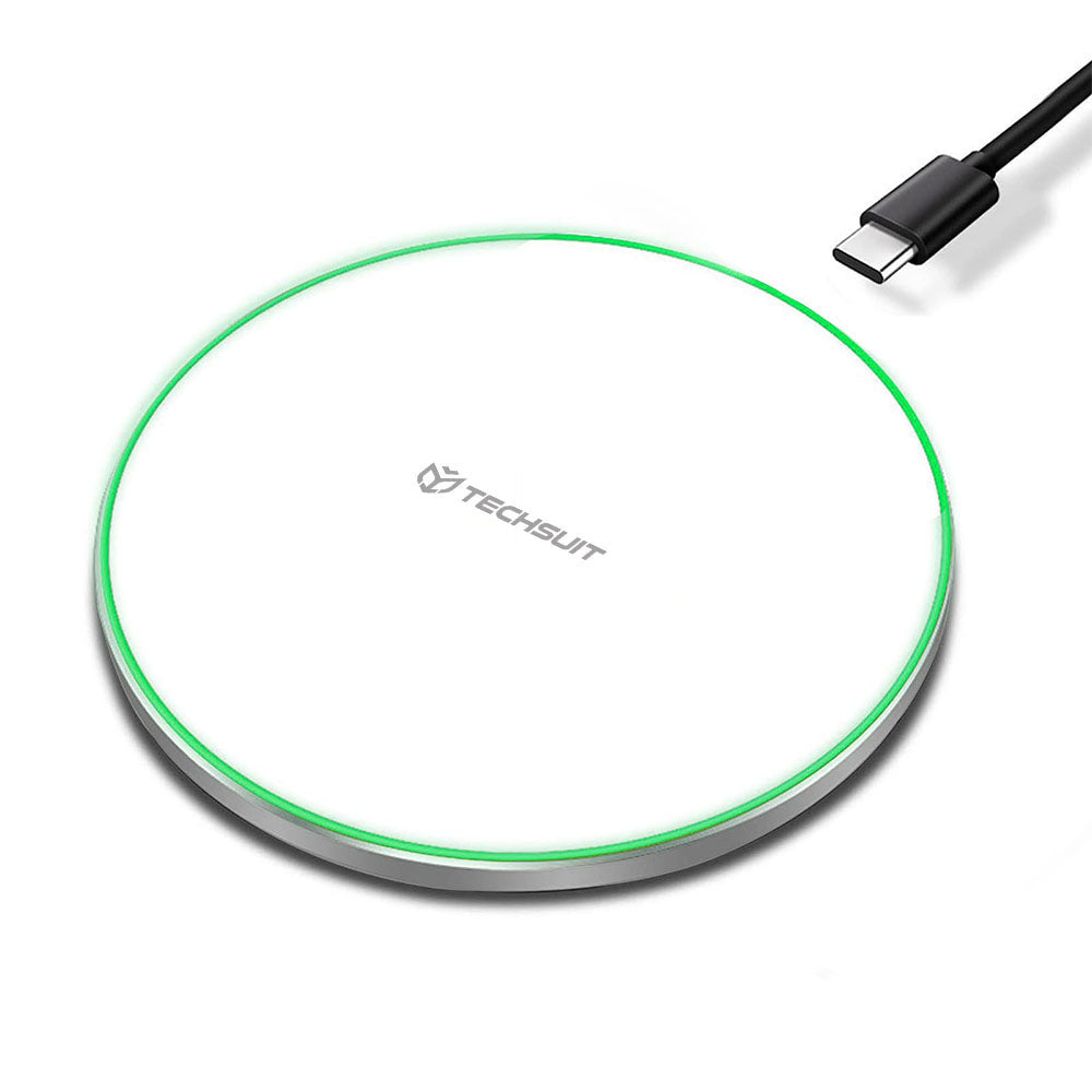 Bežični punjač Techsuit CHWR031 Premium, 15W, 1.67A, Bijeli
