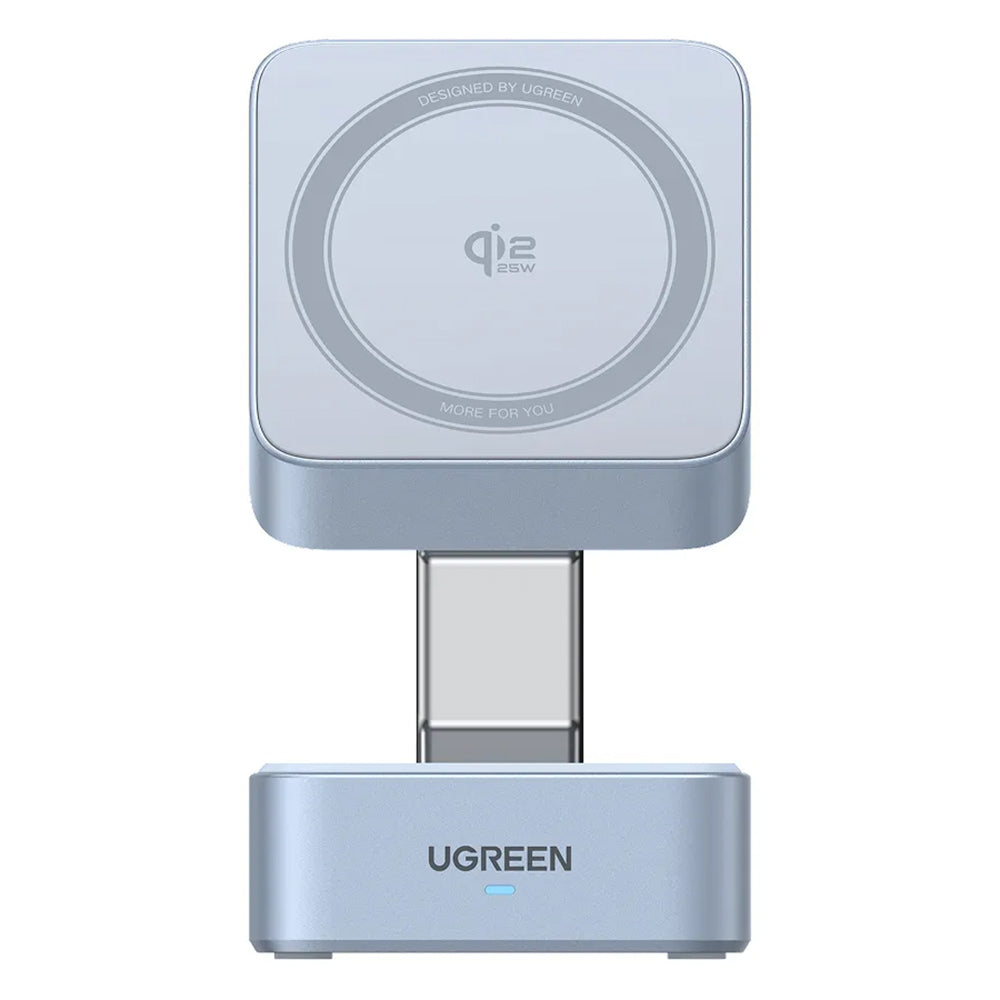 Bežični punjač UGREEN W752 2u1, 35W, 3A, 1 x USB-C, Plavi