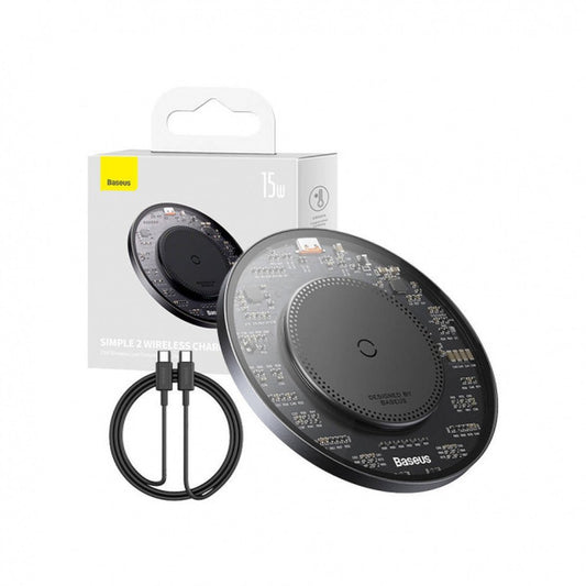 Bežični mrežni punjač Baseus BS-W530, 15W, 1.67A, Crni CCJJ050001