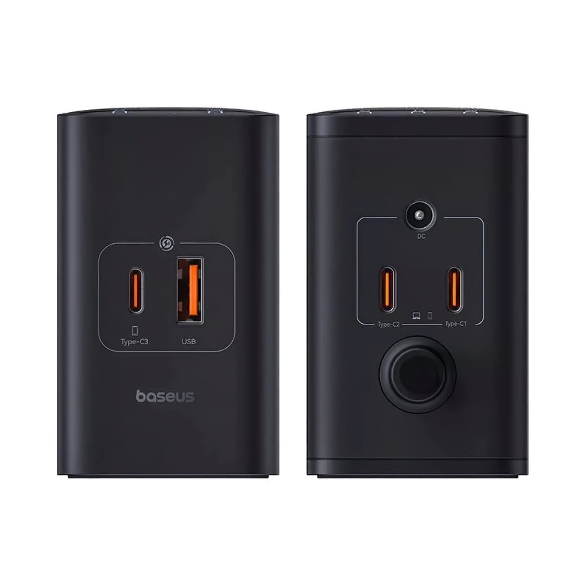 Punjač Stanica Baseus 5in1, 240W, 5A, 1 x USB-A - 3 x USB-C - 1 x DC, Crni P10163901113-00