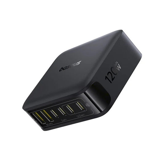 Punjač Stanica Baseus EnerFill FH21, 120W, 3.25A, 2 x USB-A - 4 x USB-C, Crni E0120T00