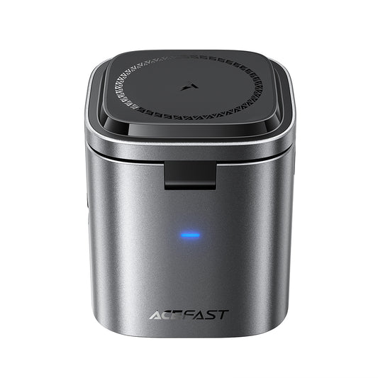Punjač Stanica s USB-C kabelom Acefast Z9 QI 6in1, 80W, 1 x USB-C - 1 x USB-A, Crna