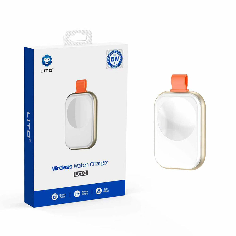 Bežični punjač Lito LC03 za Apple Watch Series, Bijeli
