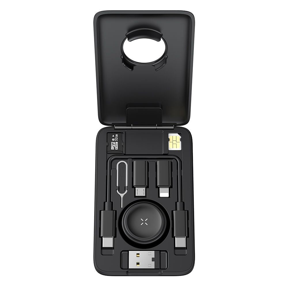 Bežični punjač s organizatorom McDodo CH-2440 8u1 za Apple Watch Series, Crni