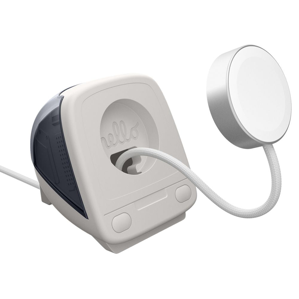 Spigen C1 Classic stalak za bežični punjač Apple Watch serije, sivi AMP09340