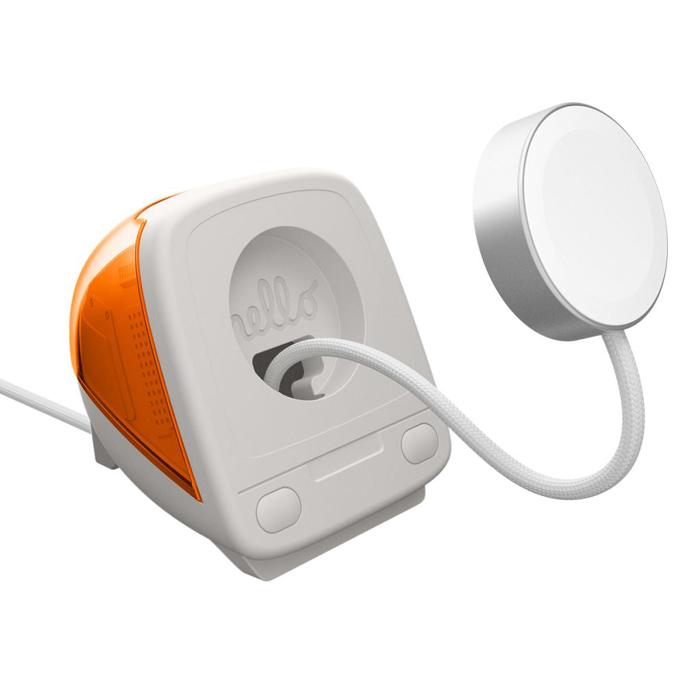Spigen C1 Classic nosač za bežični punjač Apple Watch serije, Narančasta