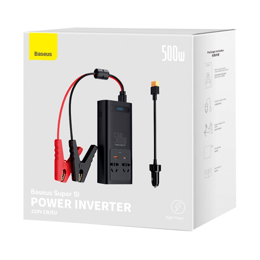 Invertor električni auto Baseus, 500W CGNB000101