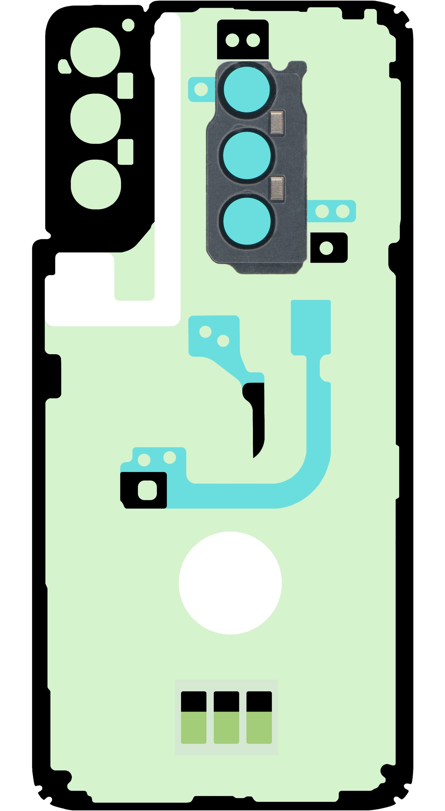 Kit ljepila za poklopac baterije Samsung Galaxy S21+ 5G G996, Service Pack GH82-24565A