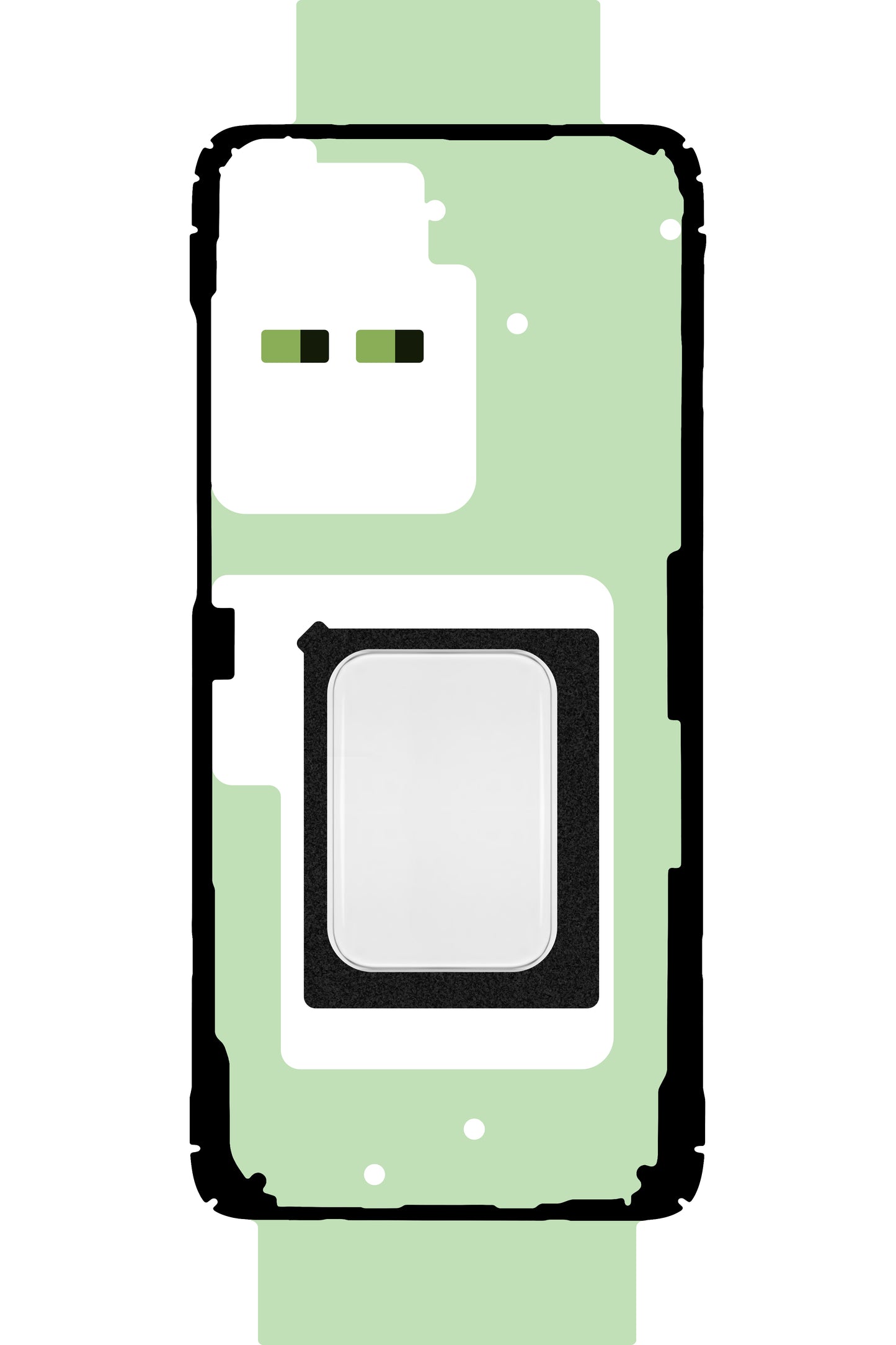 Kit Ljepilo Poklopac Baterije Samsung Galaxy S20 Ultra G988, Service Pack GH82-22280A