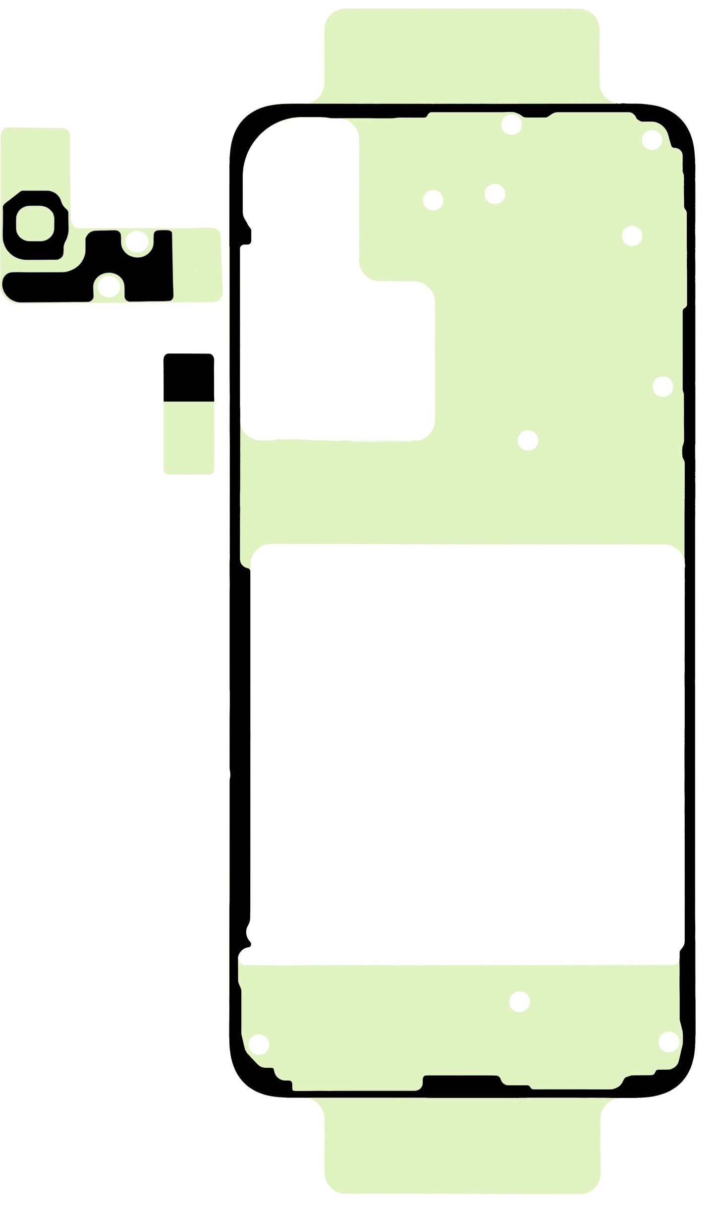 Kit Ljepilo Poklopac Baterije Samsung Galaxy S25 S931, Service Pack GH82-36476A