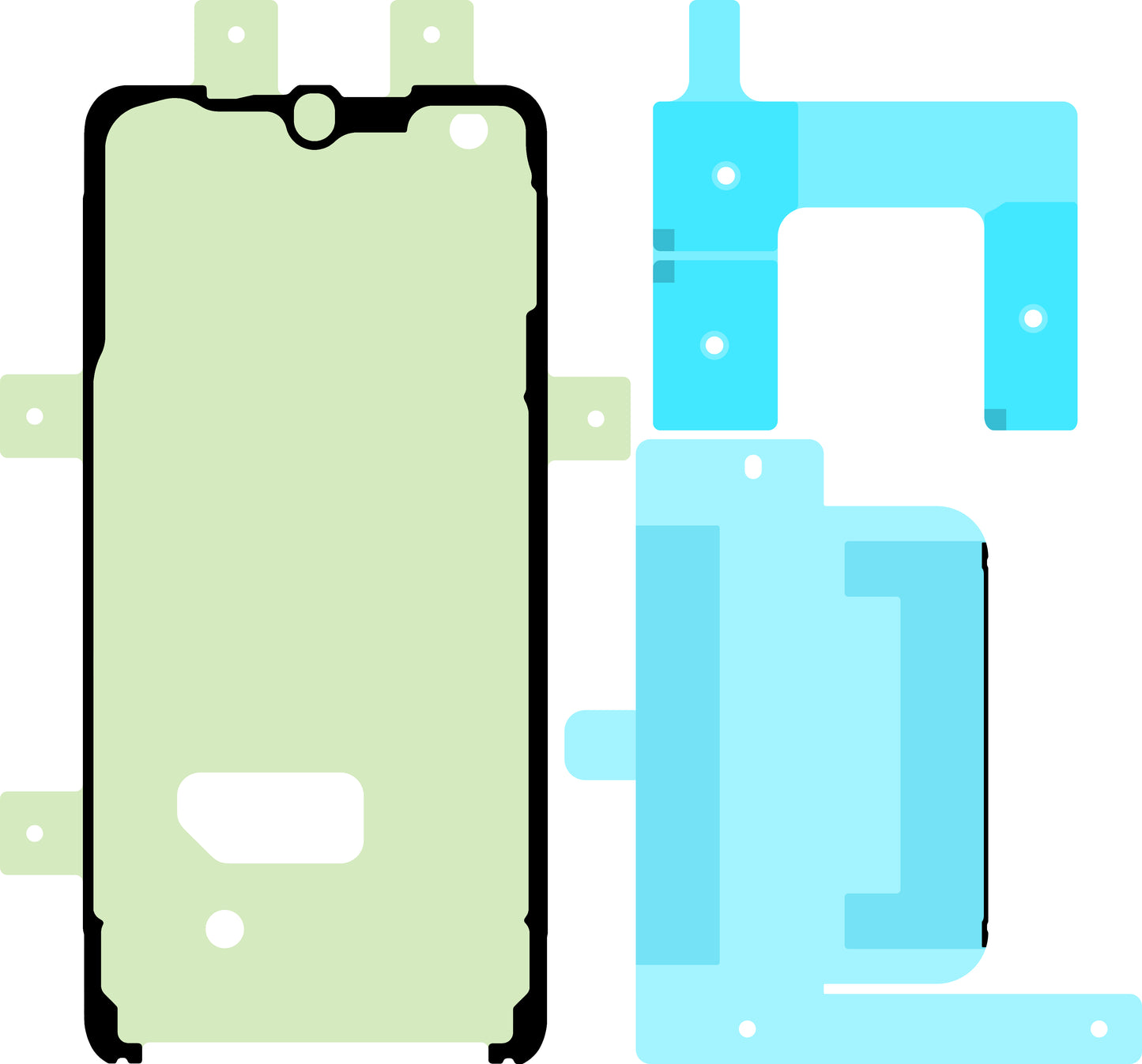 Kit Ljepilo za Zaslon Samsung Galaxy S22 5G S901, Service Pack GH82-30244A