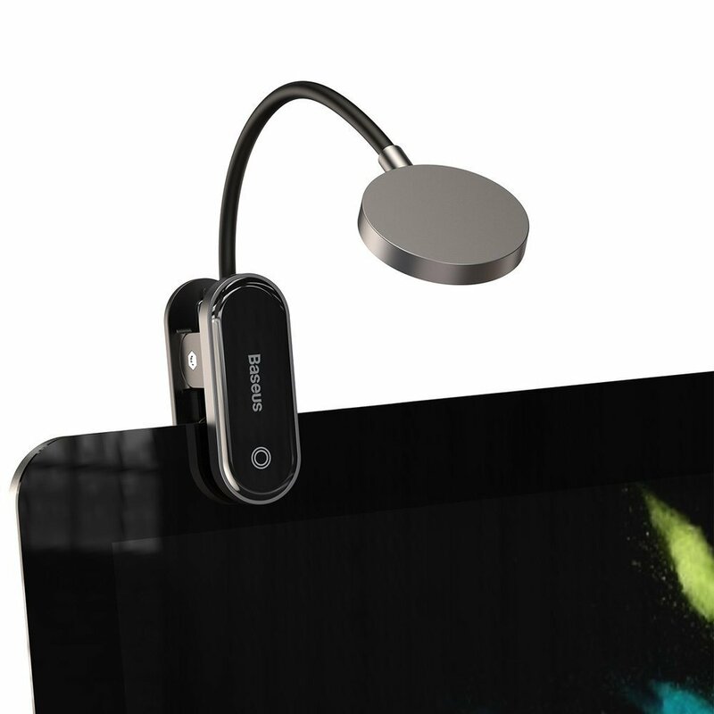 Prijenosna LED lampa Baseus Comfort Reading Mini Clip, Siva DGRAD-0G