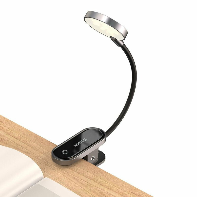 Prijenosna LED lampa Baseus Comfort Reading Mini Clip, Siva DGRAD-0G