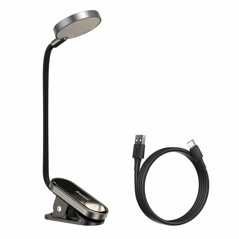 Prijenosna LED lampa Baseus Comfort Reading Mini Clip, Siva DGRAD-0G