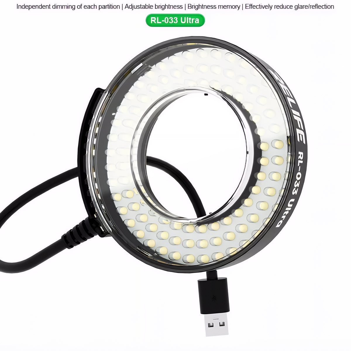 Lampa Relife RL-033 Ultra za mikroskop, crna