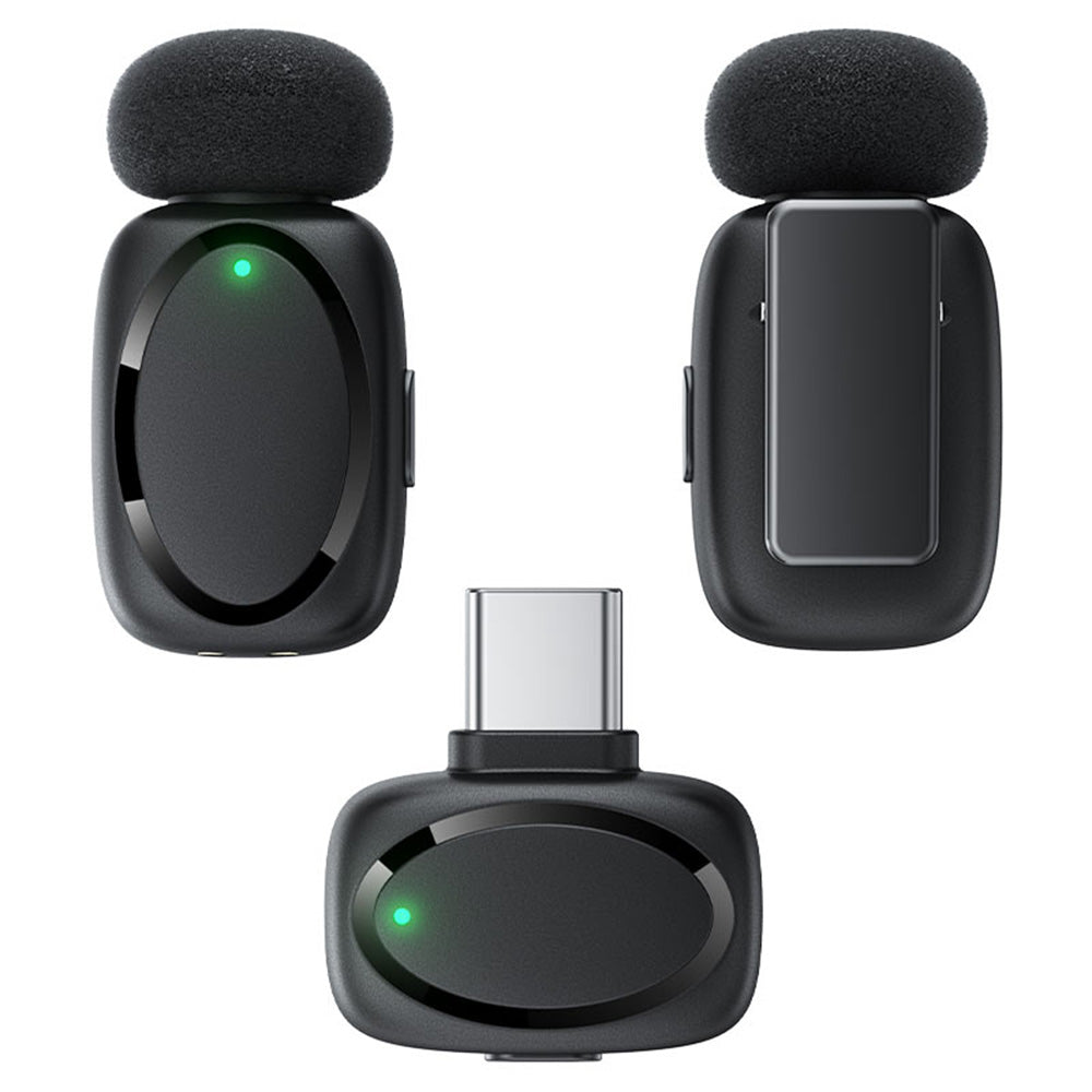 Lavaliera Acefast R2, USB-C, Set 2 komada, Crna