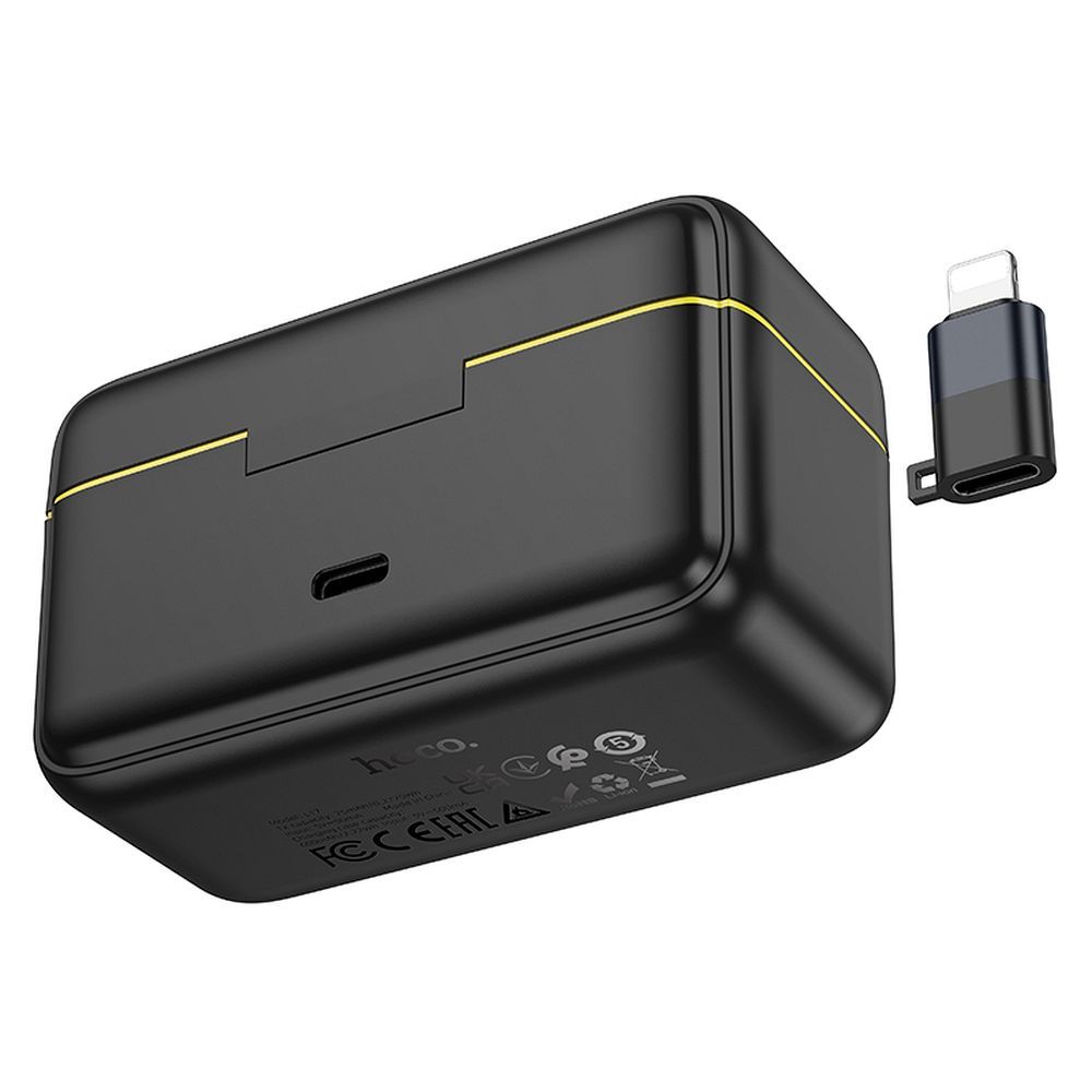 Lavaliera HOCO L17, USB-C / Lightning, Set 2 Komada, Crna
