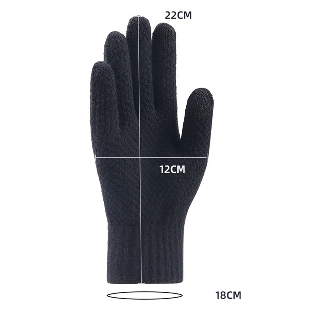 Zimske Taktile Rukavice za Muškarce Techsuit ST0013, Veličina 22cm, Smeđa