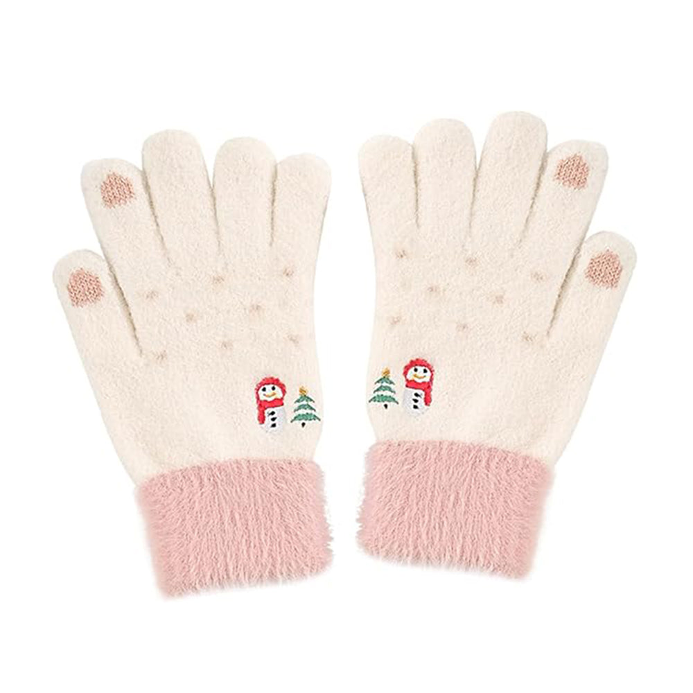 Zimske Taktile Rukavice za Dame Techsuit ST0011, Veličina 17cm, Bijele