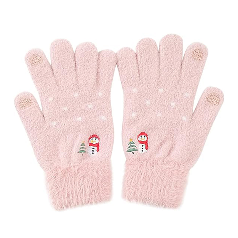 Zimske Taktile Rukavice za Dame Techsuit ST0011, Veličina 17cm, Roza